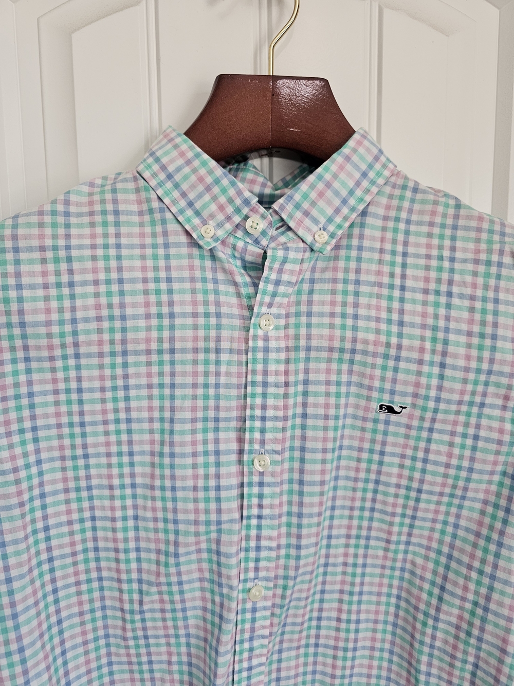 Vineyard Vines Classic Button-Down Plaid Shirt in Pastel Multi